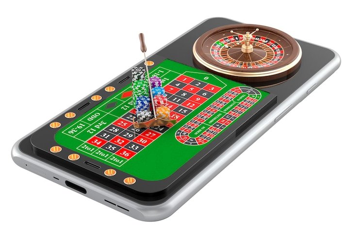 Tampilan live dealer European Roulette di otp777 dengan roda roulette fisik dan antarmuka taruhan di layar mobile